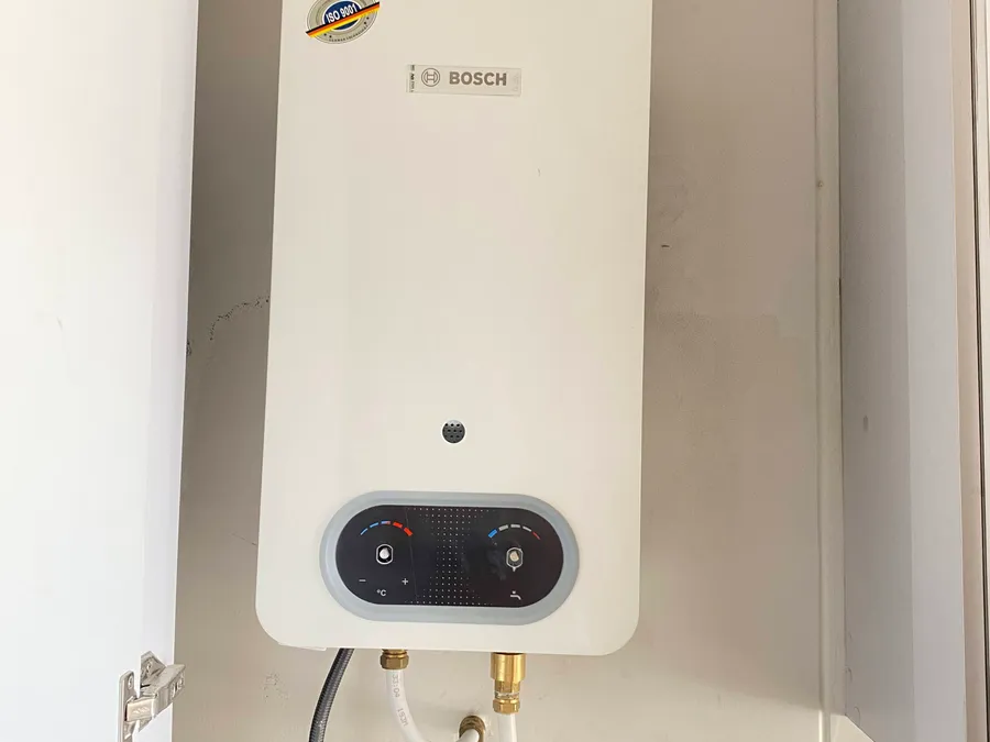 Instalación de calentador a gas
