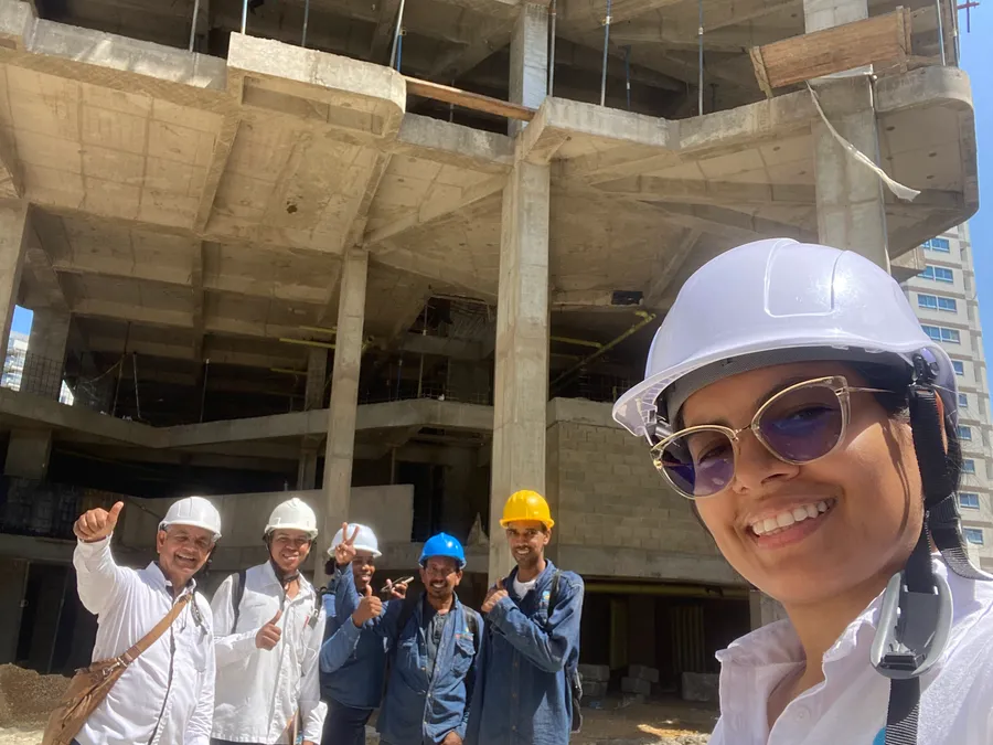 Equipo técnico de Proyecting AM en obra