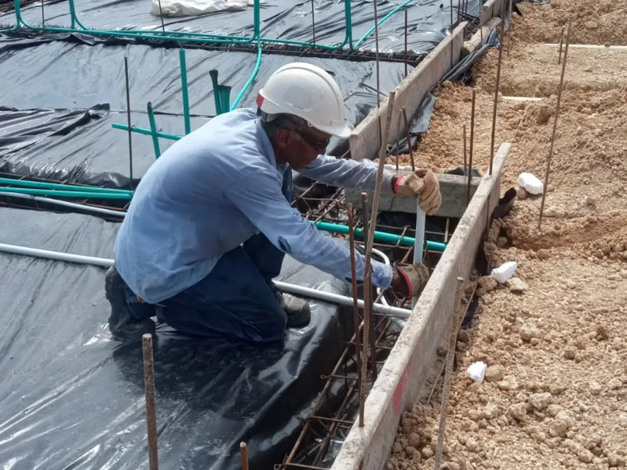 Instalación de red de gas en edificación